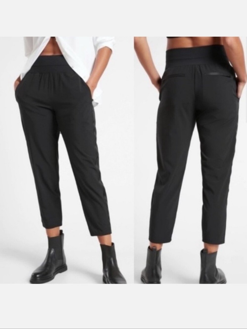 Athleta Nolita Slim Tapered Crop Sz 4